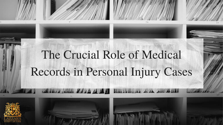 Medical records for a personal injury claim