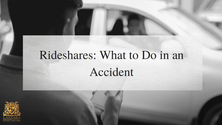 Rideshare accident injury claim