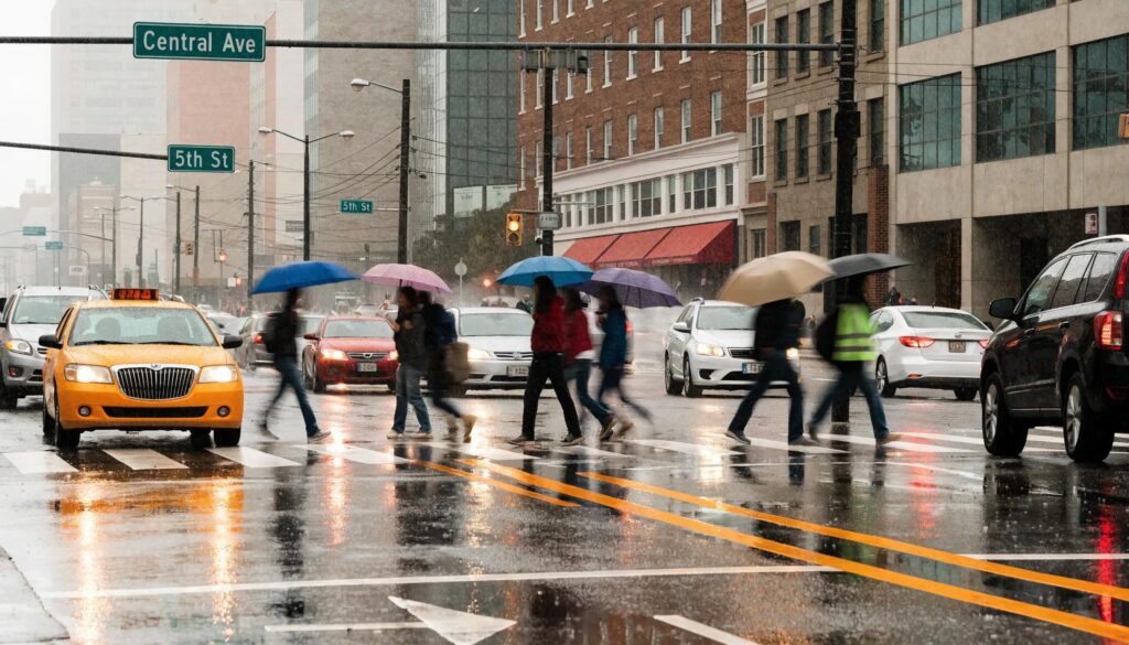 Busy Arizona street depicting the landscape for personal injury claims in 2023